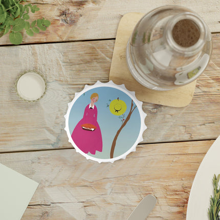 Apple Pie Day Bottle Opener – Whimsical Storybook Charm & Gentle Innocence