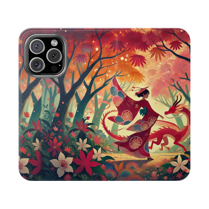 The Dragon Fairy’s Dance Flip Case – Enchanted Grace & Spring Magic