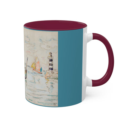Groix by Paul Signac Colorful Mugs, 11oz