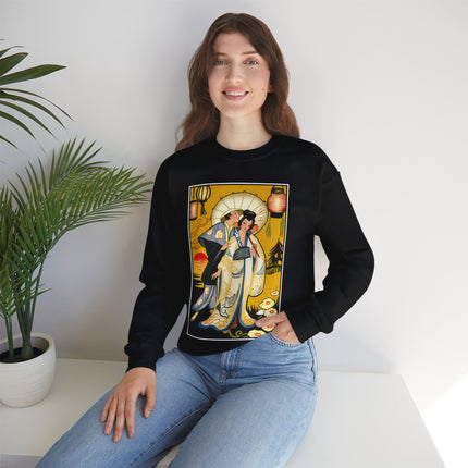Golden Embrace Heavy Blend™ Crewneck Sweatshirt