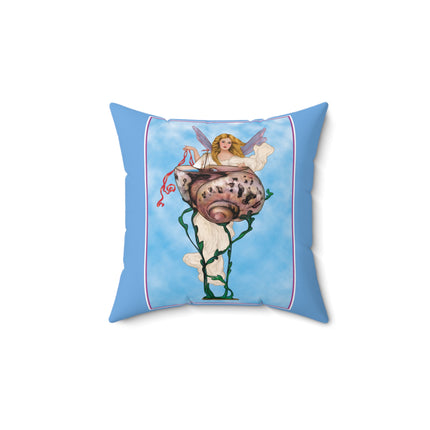 Enchanting Serenity Spun Polyester Square Pillow