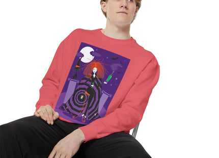 Mystic Elegance Unisex Garment-Dyed Sweatshirt