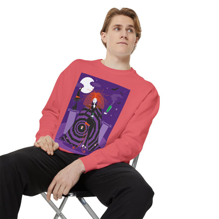 Mystic Elegance Unisex Garment-Dyed Sweatshirt