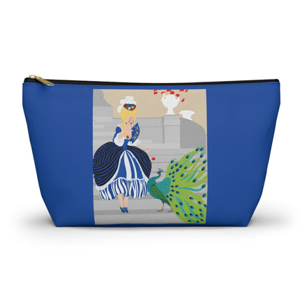 Peacock Courtesan Cosmetic Bag – Whimsical Elegance & Royal Splendor