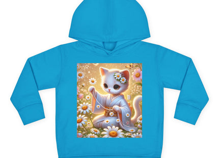 Daisy Chain Whimsy Toddler Pullover Fleece Hoodie