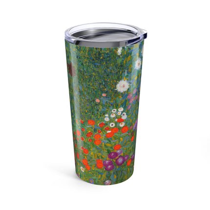 Cottage Garden by Gustav Klimt Tumbler 20oz