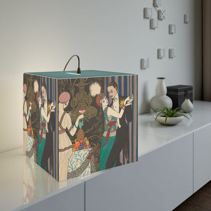 La Danse by George Barbier Light Cube Lamp