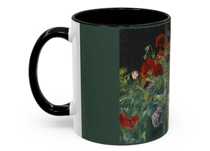 A Study of Poppies for Carnation, Lily, Lily, Rose by John Singer Sargent Colorful Mugs (11oz, 15oz)