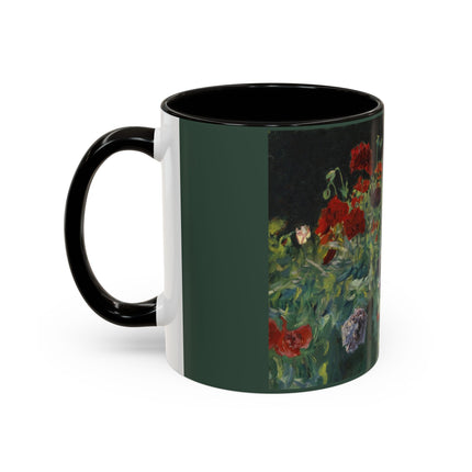 A Study of Poppies for Carnation, Lily, Lily, Rose by John Singer Sargent Colorful Mugs (11oz, 15oz)