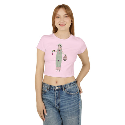 Illustrated Elegance – Parisian Fashion Tee