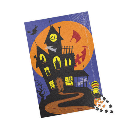 Halloween Night at the Haunted House Puzzle (110, 252, 520, 1014-piece)