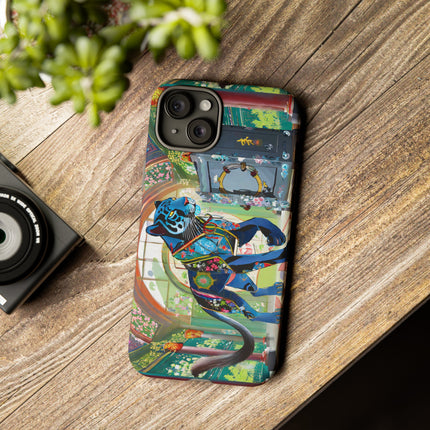 Cyber Panther's Hunt Phone Cases