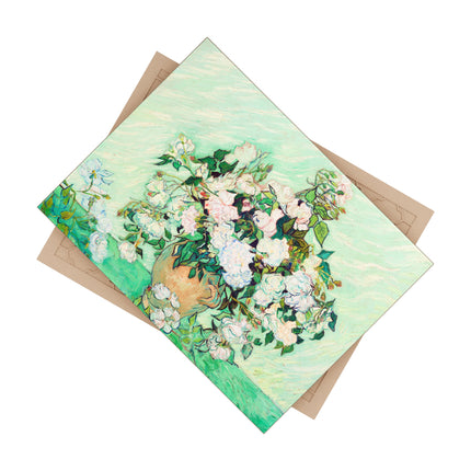 Roses by Vincent Van Gogh Ceramic Tile