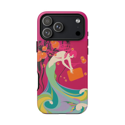 Mermaid Dive Phone Case – Vibrant Waves & Playful Elegance