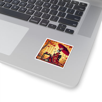 Theatrical Harvest Rabbit Kiss-Cut Stickers (4 Sizes)