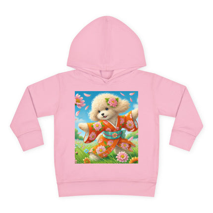 Chrysanthemum Meadow Play Toddler Pullover Fleece Hoodie