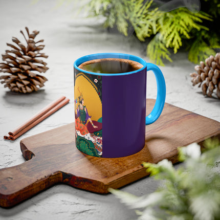 The Jewel Pavilion Colorful Mug (11oz, 15oz) – Royal Elegance, Peacock Beauty & Jewel-Toned Splendor