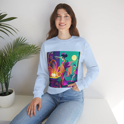 Dance of the Skeleton Ballerinas Unisex Heavy Blend™ Crewneck Sweatshirt