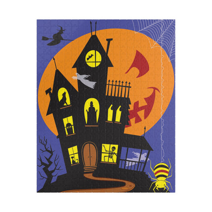 Halloween Night at the Haunted House Puzzle (110, 252, 520, 1014-piece)