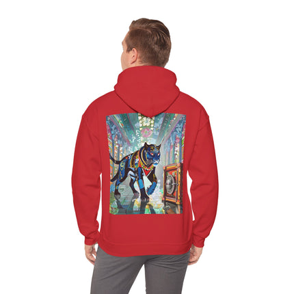 Cyber Panther’s Hunt – Heavy Blend™ Hooded Sweatshirt
