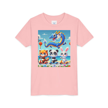 Seaside Scooter Friends Youth Short Sleeve Tee