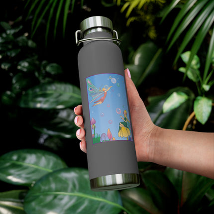 Blossoming Fairy Magic Copper Vacuum Insulated Bottle, 22 oz