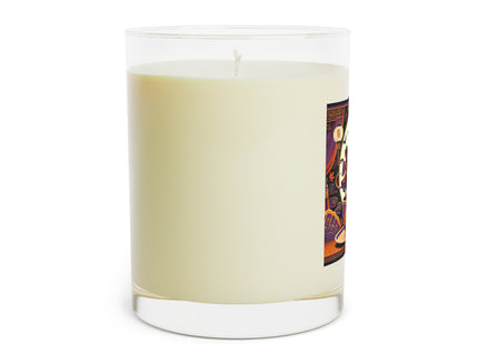Theatrical Halloween Kabuki Mice on Teacup Scented Candle - Full Glass, 11oz