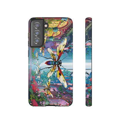 Neon Swarm Phone Cases