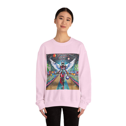 Samurai Robot Angels Unisex Heavy Blend™ Crewneck Sweatshirt