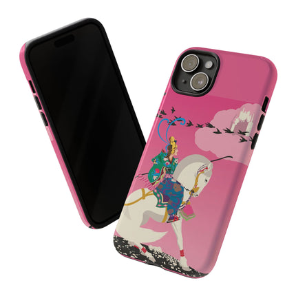 Samurai Princess on the White Steed Phone Case – Epic Grace & Mythic Power