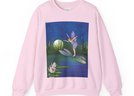 Fairy on a Dragonfly Heavy Blend™ Crewneck Sweatshirt