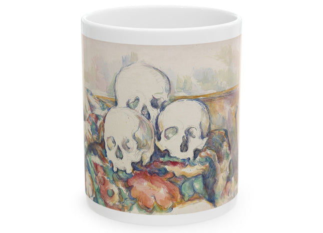 The Three Skulls by Paul Cézanne Ceramic Mug (11oz, 15oz)