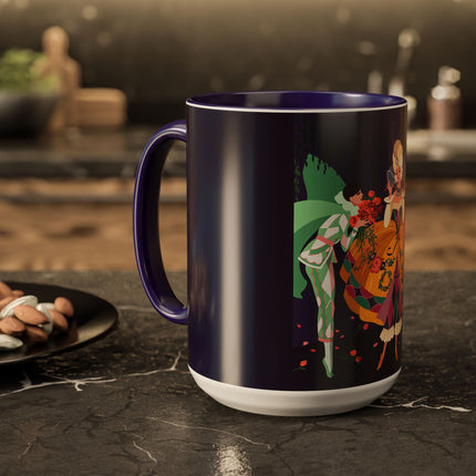 Moonlit Masquerade: The Fairy Queen's Ball Colorful Mug (11oz, 15oz) – Fairy Tale Elegance, Fantasy Charm & Enchanted Style