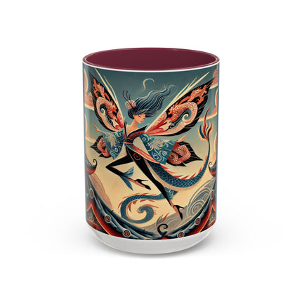 Dragon Fairy of the Temple Colorful Mugs (11oz, 15oz)