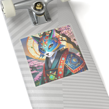 Cyberpunk Samurai Kiss-Cut Stickers (4 Sizes)
