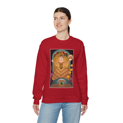 June & Pearl, Alexandrite (from the Gem Series) by Sofia Chiostri Heavy Blend™ Crewneck Sweatshirt