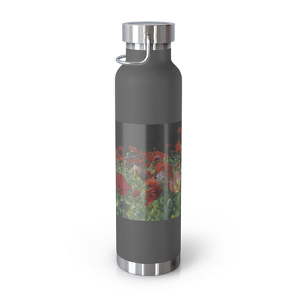 Poppies (A Study of Poppies for Carnation, Lily, Lily, Rose) by John Singer Sargent Copper Vacuum Insulated Bottle, 22oz