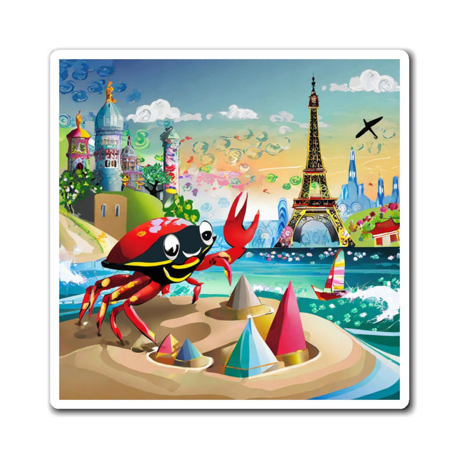 Crab Architect Magnets (3 Sizes)
