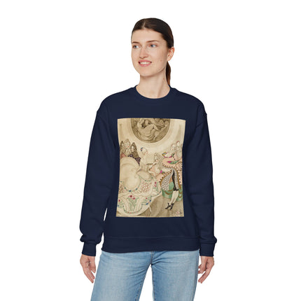Sur talons rouges (On Red Heels) pl 01 by Gerda Wegener Heavy Blend™ Crewneck Sweatshirt