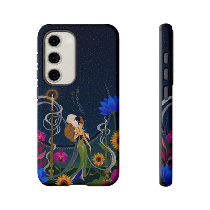🌙🕯️ The Lady Of The Midnight Garden Phone Case – Art Deco Nocturne