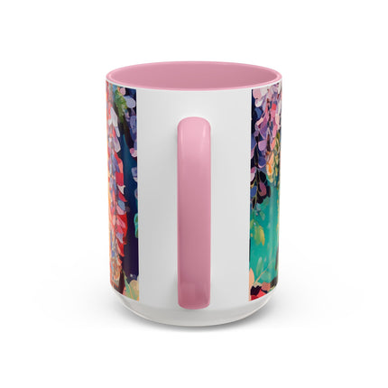 Golden Wisteria Symphony Colorful Mugs (11oz, 15oz)