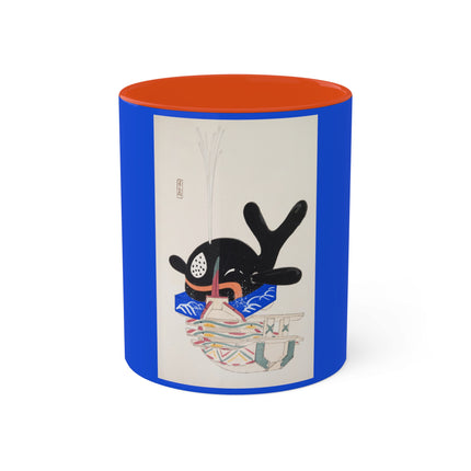 Illustrations of Japanese Toys Pl.009 by Kawasaki Kyosen Colorful Mugs, 11oz