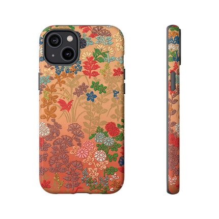Ornamental Japanese Flower Pattern Phone Cases