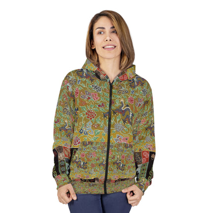 Chinois et Japonais 2 by Auguste Racinet Zip Hoodies (AOP)