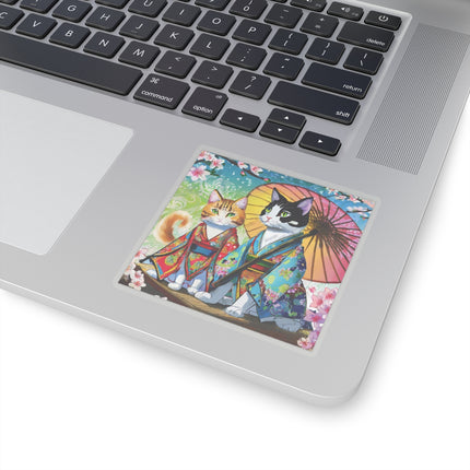 Kimono Kitties Kiss-Cut Stickers (4 Sizes)