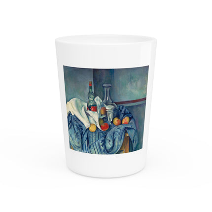 The Peppermint Bottle by Paul Cézanne Ceramic Shot Glass