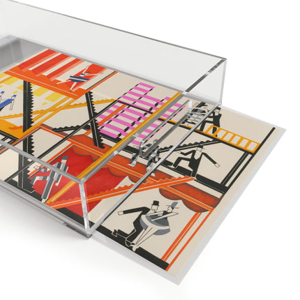 Maquettes de Théatre 4 by Alexandra Exter Acrylic Serving Tray