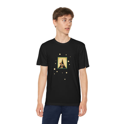 Playful Paws Youth Competitor Tee – Vintage Charm & Curious Adventure