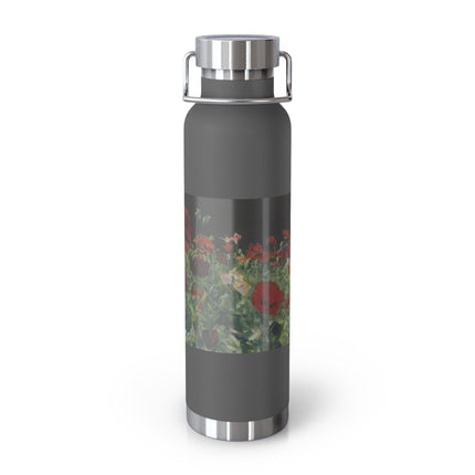 Poppies (A Study of Poppies for Carnation, Lily, Lily, Rose) by John Singer Sargent Copper Vacuum Insulated Bottle, 22oz