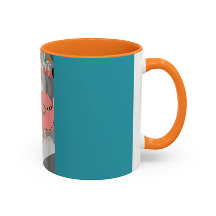 Celestial Masquerade Colorful Mugs – Theatrical Elegance & Floating Whimsy